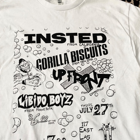 Insted Gorilla Biscuits Vintage Flyer T-Shirt - Picture 2 of 2